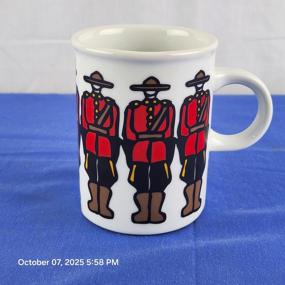 Marc Tetro Canada Canadian Mounted‎ Police Mountie Coffee Mug Danesco Ceramic